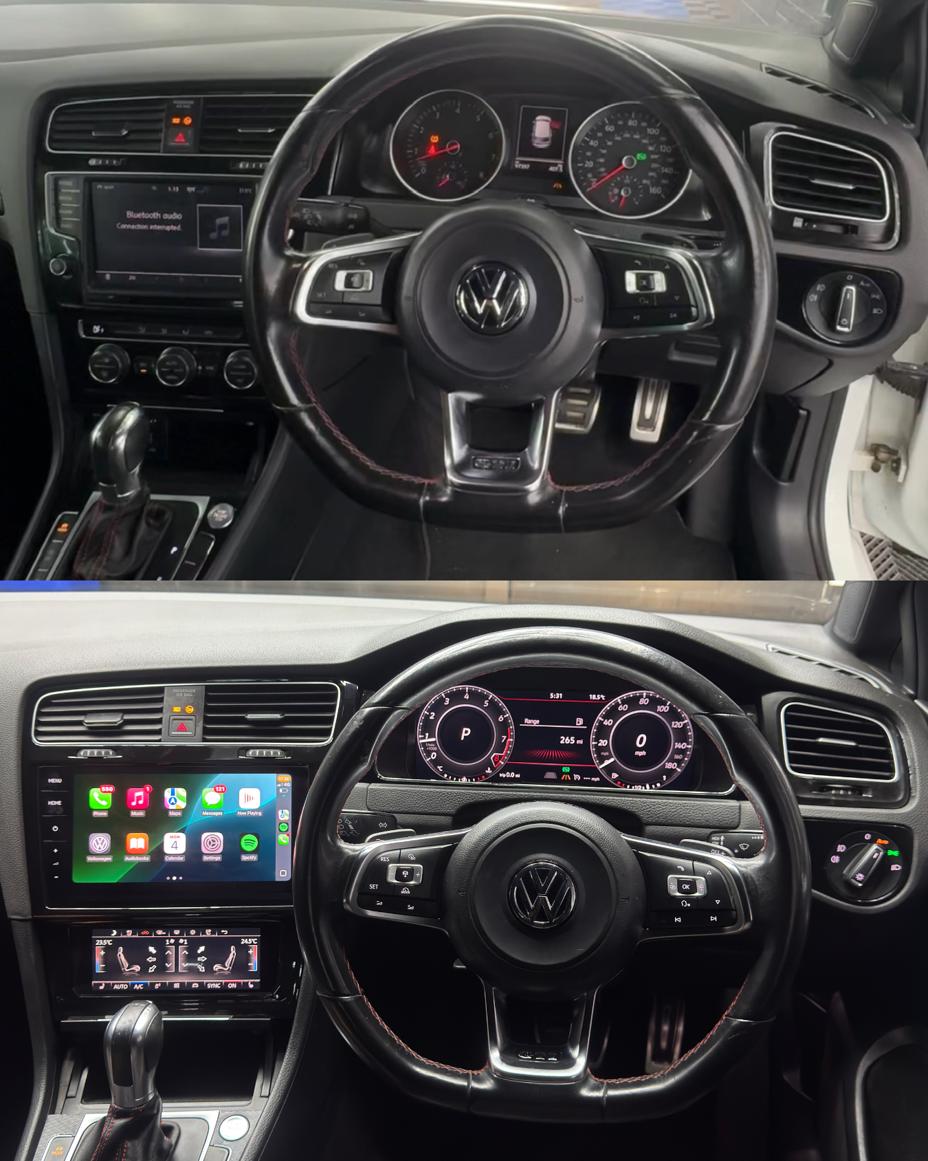 Volkswagen OEM Screen & Digital Cluster Retrofit